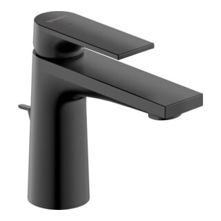 Duravit Waschtisch-Einhebelmischer Tulum S Fresh Ausl. 110mm, m Zugst.Abl.Gar., sw matt