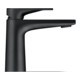 Duravit Waschtisch-Einhebelmischer Tulum S Fresh Ausl. 110mm, o. Zugst.Abl.Gar., sw matt-1