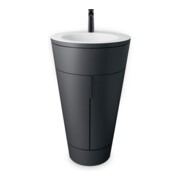 Duravit Waschtisch-Einhebelmischer Tulum S Fresh Ausl. 110mm, o. Zugst.Abl.Gar., sw matt-5