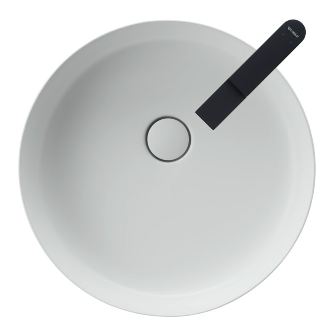 Duravit Waschtisch-Einhebelmischer Tulum XL Ausl. 155mm, o. Zugst.-Ablaufgarn., sw m