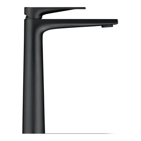 Duravit Waschtisch-Einhebelmischer Tulum XL Ausl. 155mm, o. Zugst.-Ablaufgarn., sw m