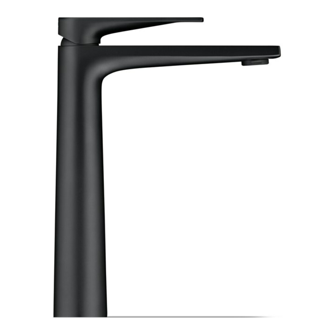 Duravit Waschtisch-Einhebelmischer Tulum XL Ausl. 155mm, o. Zugst.-Ablaufgarn., sw m