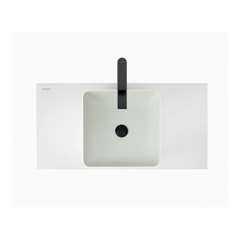 Duravit Waschtisch-Einhebelmischer Tulum XL Ausl. 155mm, o. Zugst.-Ablaufgarn., sw m