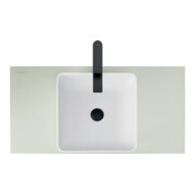Duravit Waschtisch-Einhebelmischer Tulum XL Ausl. 155mm, o. Zugst.-Ablaufgarn., sw m-5