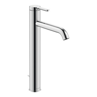 Duravit Waschtisch-Einhebelmischer XL C.1 Ausl. 166mm, m Zugst.-Ablaufgarn., chrom