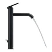 Duravit Waschtisch-Einhebelmischer XL C.1 Ausl. 166mm, m Zugst.-Ablaufgarn., sw ma-2