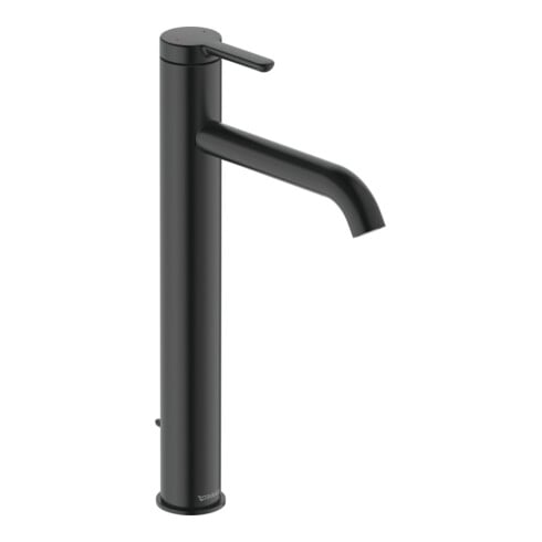 Duravit Waschtisch-Einhebelmischer XL C.1 Ausl. 166mm, m Zugst.-Ablaufgarn., sw ma