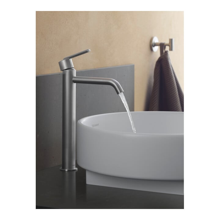 Duravit Waschtisch-Einhebelmischer XL Fresh u. -Flow Balcoon A 153mm, o. Zugstg. Abl.garn, ES geb.