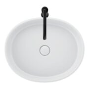 Duravit Waschtisch-Einhebelmischer XL Fresh u. -Flow Balcoon Ausl. 153mm, o. Zugstg. Abl.garn, sw ma-2