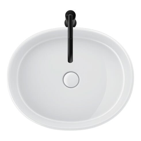 Duravit Waschtisch-Einhebelmischer XL Fresh u. -Flow Balcoon Ausl. 153mm, o. Zugstg. Abl.garn, sw ma