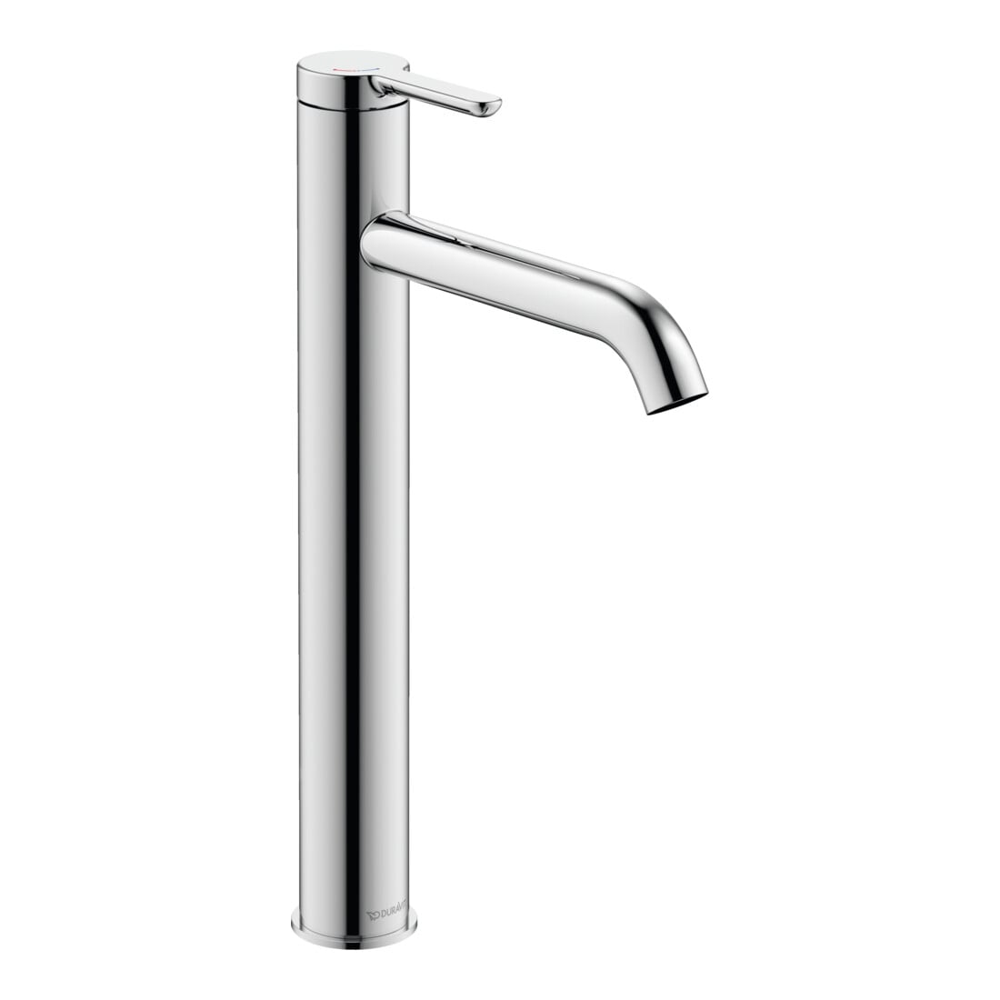 Duravit Waschtisch-Einhebelmischer XL FreshStart + -Flow C.1 Ausl. 166mm, o. Zugst.Abl.Gar., chrom