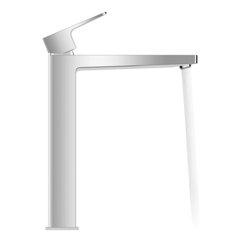 Duravit Waschtisch-Einhebelmischer XL Manhattan Ausl. 181mm, o. Zugst.Abl.Gar., chrom