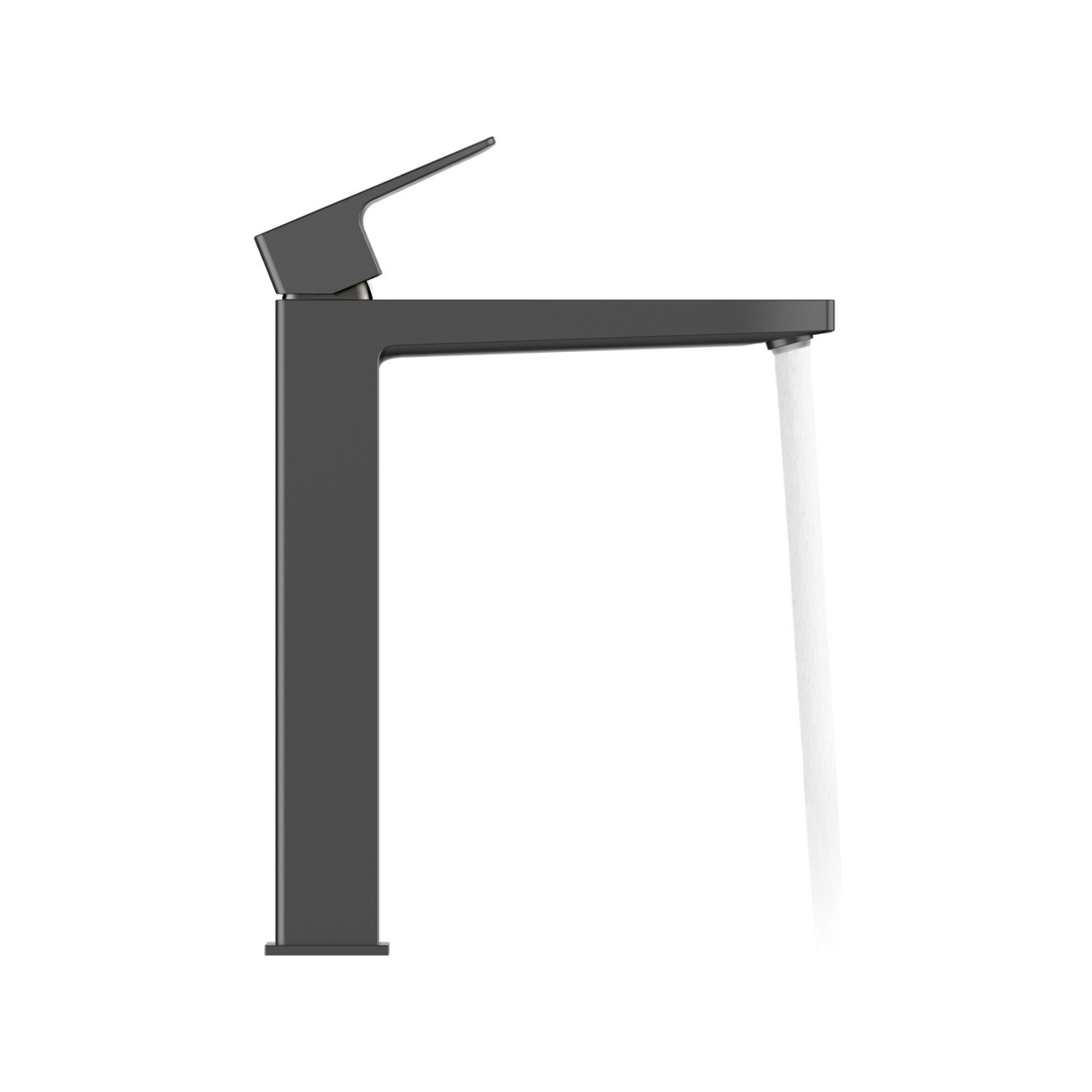 Duravit Waschtisch-Einhebelmischer XL Manhattan Ausl. 181mm, o. Zugst.Abl.Gar., sw matt