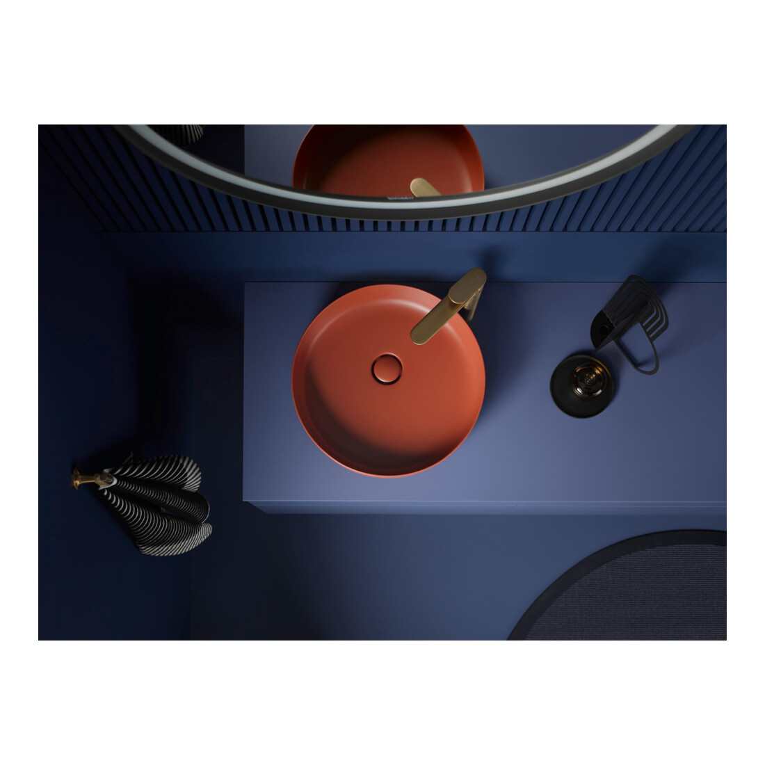 Duravit Waschtisch-Einhebelmischer XL Wave A 176mm, o. Zugst.Abl.Gar., bron geb.
