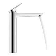 Duravit Waschtisch-Einhebelmischer XL Wave Ausl. 176mm, o. Zugst.Abl.Gar., chrom