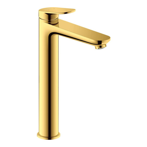 Duravit Waschtisch-Einhebelmischer XL Wave Ausl. 176mm, o. Zugst.Abl.Gar., gol pol.
