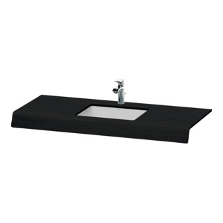 Duravit Waschtisch-Konsole DuraStyle 55x80x10cm, 1 Ausschnitt, Eiche schwarz