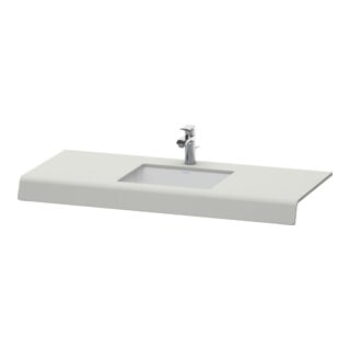 Duravit Waschtisch-Konsole DuraStyle 80-200x55x10cm, 1 Ausschn, betongr matt
