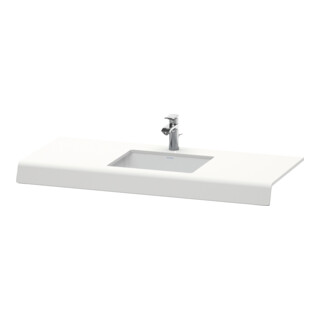 Duravit Waschtisch-Konsole DuraStyle 80-200x55x10cm, 1 Ausschn, we. Hochglanz