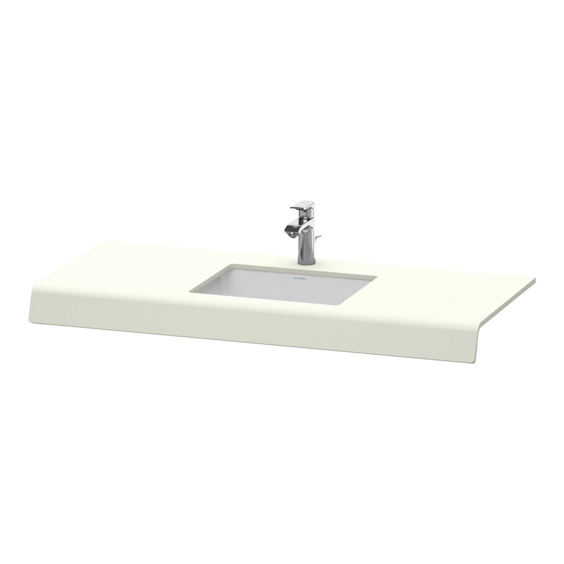 Duravit Waschtisch-Konsole DuraStyle 80-200x55x10cm, 1 Ausschnitt, taupe