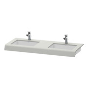 Duravit Waschtisch-Konsole DuraStyle 80-200x55x10cm, 2 Ausschn, betongr matt