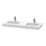 Duravit Waschtisch-Konsole DuraStyle 80-200x55x10cm, 2 Ausschn, we. Hochglanz