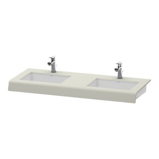 Duravit Waschtisch-Konsole DuraStyle 80-200x55x10cm, 2 Ausschnitte, taupe