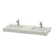 Duravit Waschtisch-Konsole DuraStyle 80-200x55x10cm, 2 Ausschnitte, taupe-1