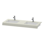 Duravit Waschtisch-Konsole DuraStyle 80-200x55x10cm, 2 Ausschnitte, taupe