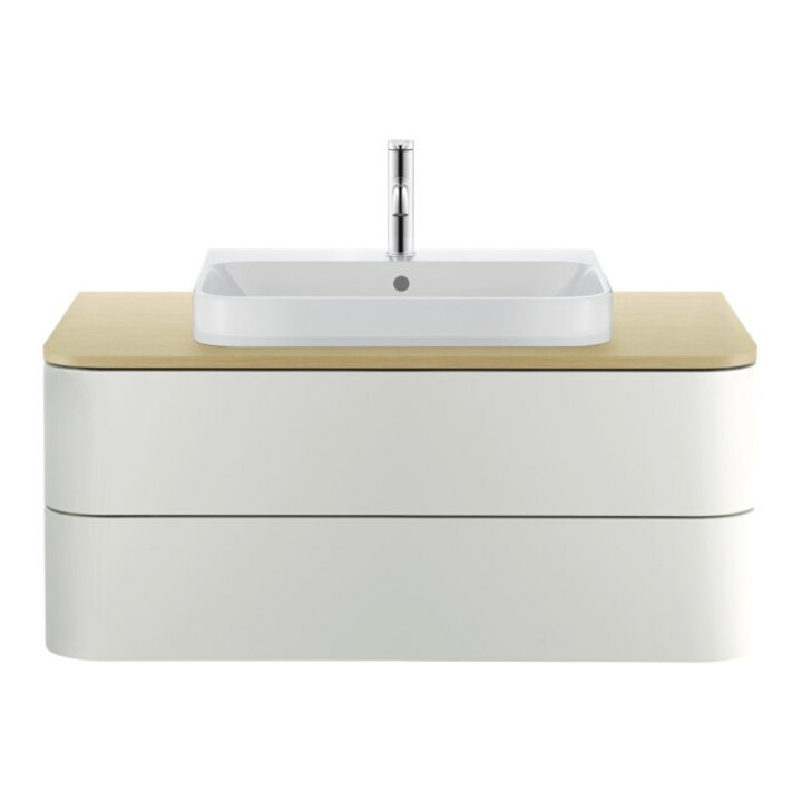 Duravit Waschtisch-Konsole Happy D.2 Plus 100x55cm, m 1 Ausschn, mediterrane Eiche