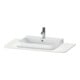 Duravit Waschtisch-Konsole Happy D.2 Plus 100x55cm, m 1 Ausschn, Nord we s-matt-1