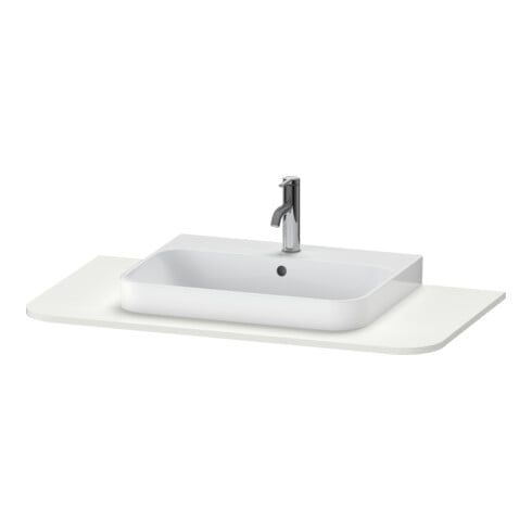 Duravit Waschtisch-Konsole Happy D.2 Plus 100x55cm, m 1 Ausschn, Nord we s-matt