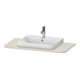 Duravit Waschtisch-Konsole Happy D.2 Plus 100x55cm, m 1 Ausschn, taupe supermatt-1