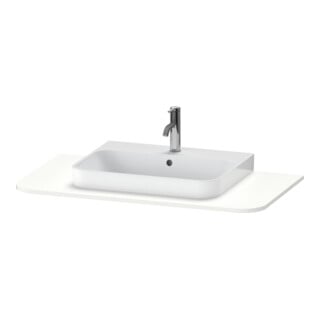 Duravit Waschtisch-Konsole Happy D.2 Plus 100x55cm, m 1 Ausschn, weiß seidenmatt