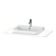 Duravit Waschtisch-Konsole Happy D.2 Plus 100x55cm, m 1 Ausschn, weiß seidenmatt-1
