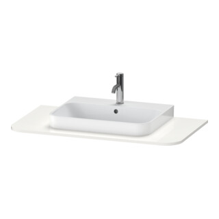 Duravit Waschtisch-Konsole Happy D.2 Plus 100x55cm, m 1 Ausschnitt, weiß hochglanz