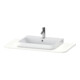 Duravit Waschtisch-Konsole Happy D.2 Plus 100x55cm, m 1 Ausschnitt, weiß supermatt-1