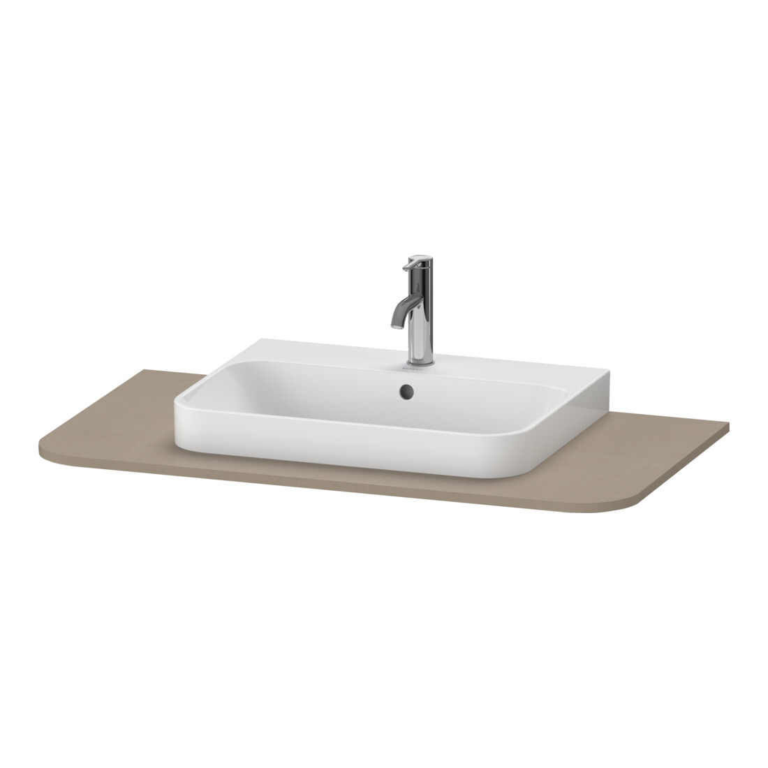 Duravit Waschtisch-Konsole Happy D.2 Plus 100x55cm, mit 1 Ausschnitt, leinen