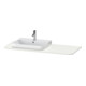 Duravit Waschtisch-Konsole Happy D.2 Plus 130x55cm, m 1 AS, B li, Nord we s-matt-1