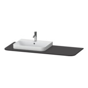 Duravit Waschtisch-Konsole Happy D.2 Plus 130x55cm, m 1 AS, Beck. li, graph matt