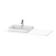 Duravit Waschtisch-Konsole Happy D.2 Plus 130x55cm, m 1 AS, Beck. li, we s-matt-1