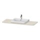 Duravit Waschtisch-Konsole Happy D.2 Plus 130x55cm, m 1 AS, Beck. mit, Tau matt-1