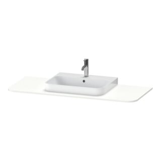 Duravit Waschtisch-Konsole Happy D.2 Plus 130x55cm, m 1 AS, Beck. mit, we matt