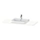Duravit Waschtisch-Konsole Happy D.2 Plus 130x55cm, m 1 AS, Beck. mit, we matt-1