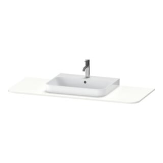 Duravit Waschtisch-Konsole Happy D.2 Plus 130x55cm, m 1 AS, Beck. mit, we s-matt