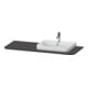 Duravit Waschtisch-Konsole Happy D.2 Plus 130x55cm, m 1 AS, Beck. re, graph matt-1
