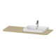 Duravit Waschtisch-Konsole Happy D.2 Plus 130x55cm, m 1 AS, Beck. re, Medit. Ei-1