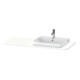 Duravit Waschtisch-Konsole Happy D.2 Plus 130x55cm, m 1 AS, Beck. re, we s-matt-1