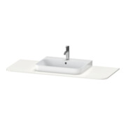 Duravit Waschtisch-Konsole Happy D.2 Plus 130x55cm, m 1 Ausschn, Beck. mit, we hgl