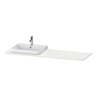 Duravit Waschtisch-Konsole Happy D.2 Plus 160x55cm, m 1 AS, B li, Nord we s-matt